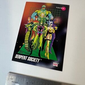 1993 Marvel Impel Trading Card Serpent Society 183